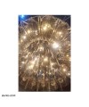 لوستر سقفی کریستالی مشکی Crystal ceiling chandelier 80CM