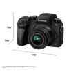 دوربین دیجیتال بدون آینه پاناسونیک لومیکس 16 مگاپیکسل 4K مدل DMC-G7KK