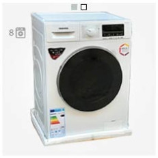 ماشین لباسشویی دوو ۸ کیلو TGF1482 سفید نقره 