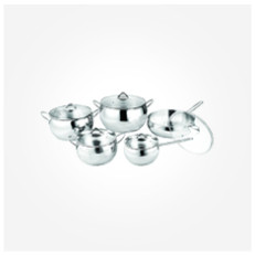 سرویس قابلمه استیل 10 پارچه دلمونتی DL1070 Delmonti Cookware set