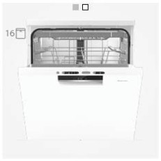 ماشین ظرفشویی هایسنس 16 نفره HS661C60 سفید 