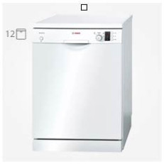 ماشین ظرفشویی بوش 12 نفره SMS43D02ME سری 4 سفید